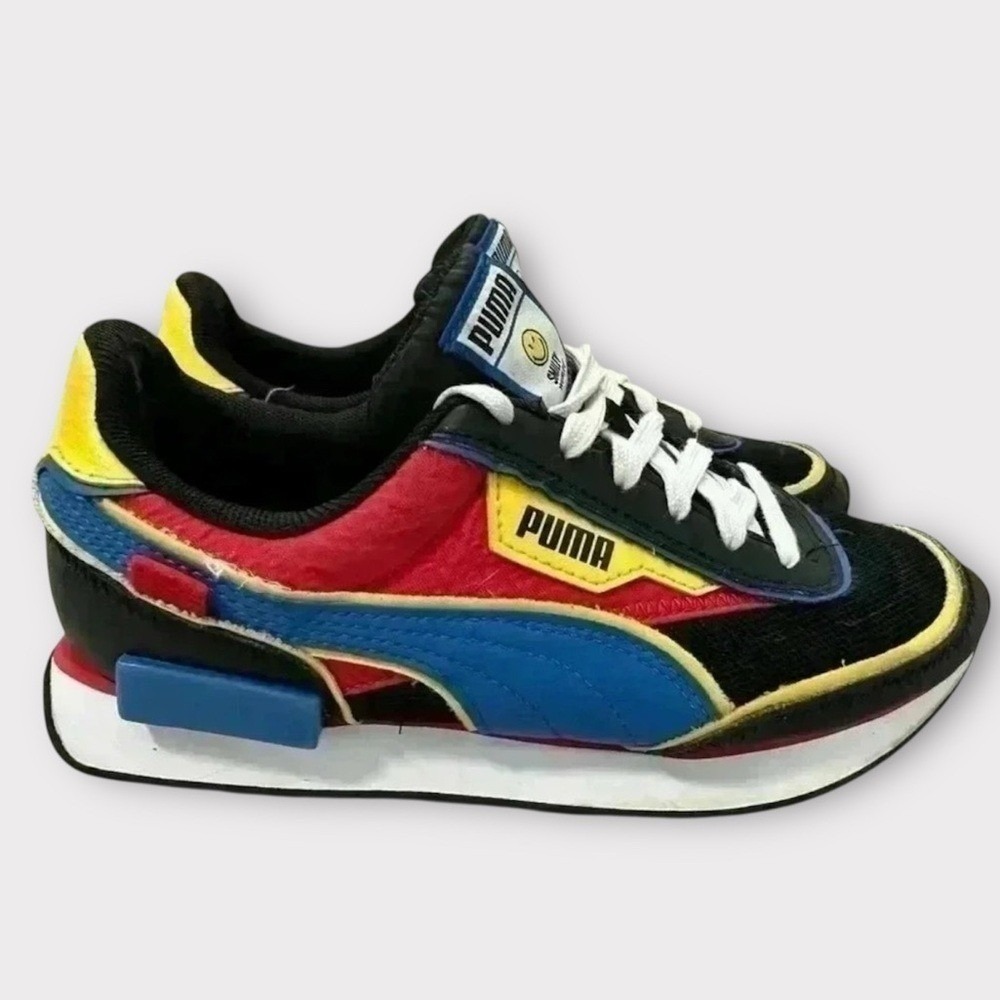 Puma Future Rider Smiley World Kids Multi Color Casual Shoes Sneakers Size 5C